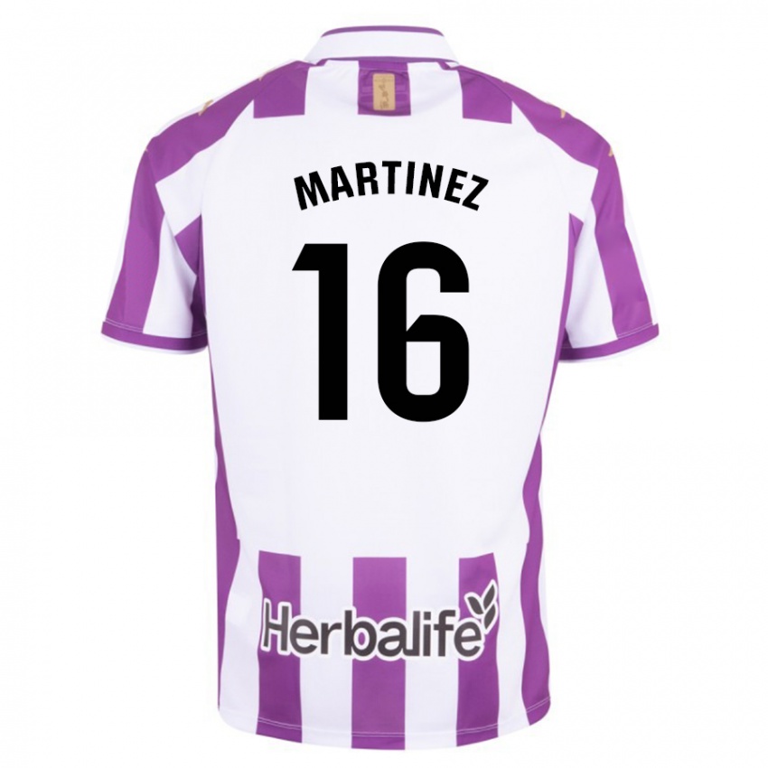 Hombre Camiseta Jesús Martínez #16 Morado 1ª Equipación 2023/24 La Camisa México