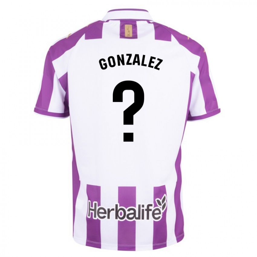 Hombre Camiseta Santi González #0 Morado 1ª Equipación 2023/24 La Camisa México