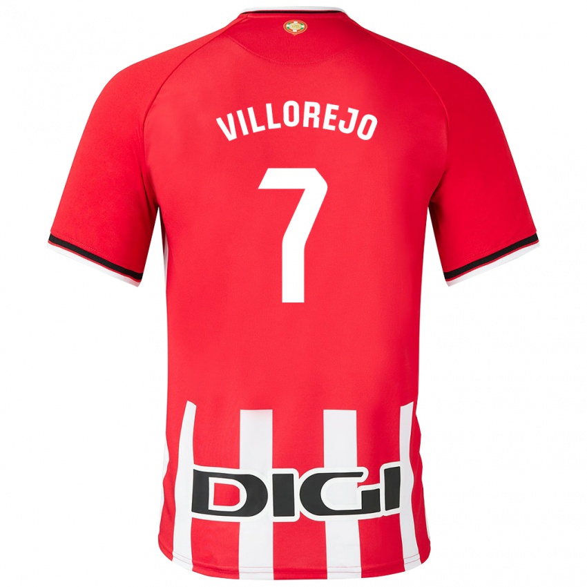 Hombre Camiseta Ardaitz Villorejo #7 Rojo 1ª Equipación 2023/24 La Camisa México
