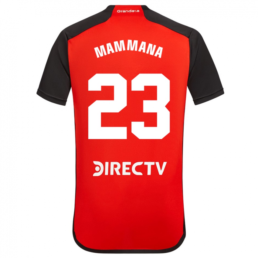 Hombre Camiseta Emanuel Mammana #23 Rojo 2ª Equipación 2023/24 La Camisa México