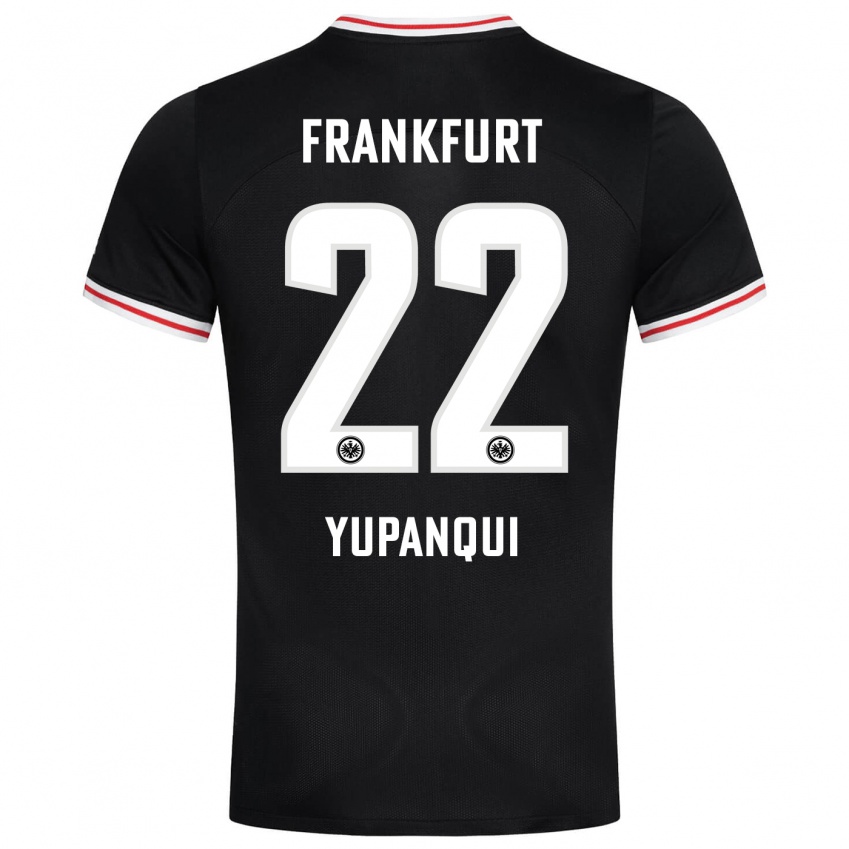 Hombre Camiseta Philipp Eisele Yupanqui #22 Negro 2ª Equipación 2023/24 La Camisa México