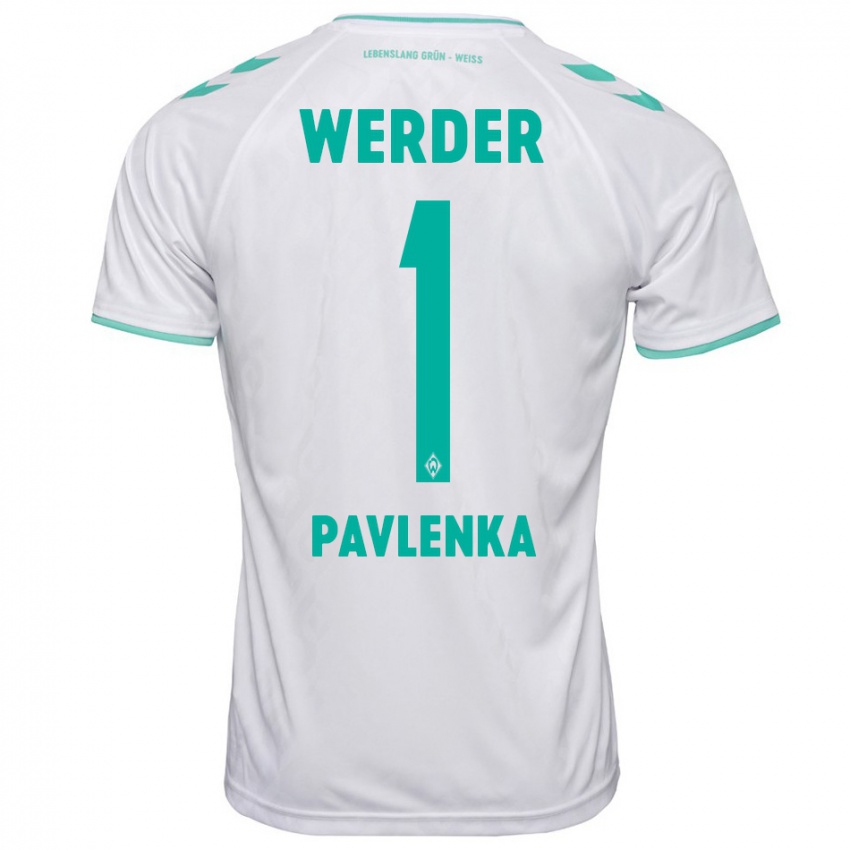 Hombre Camiseta Jiri Pavlenka #1 Blanco 2ª Equipación 2023/24 La Camisa México