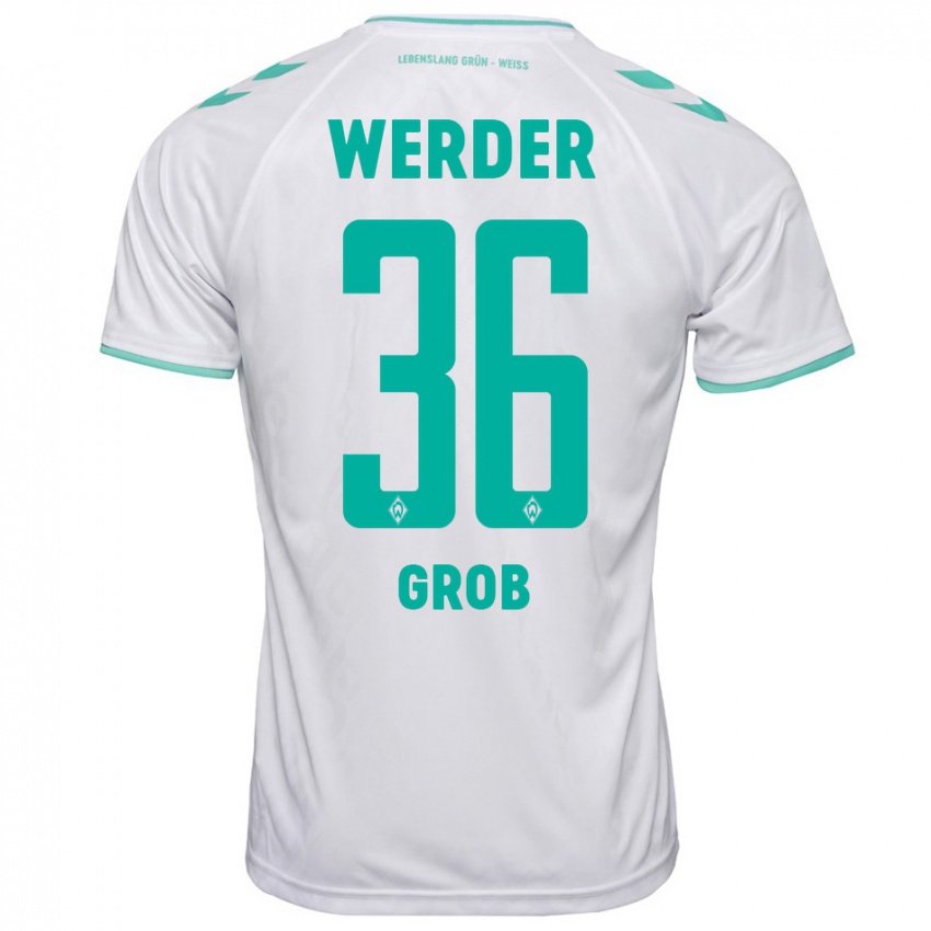 Hombre Camiseta Christian Groß #36 Blanco 2ª Equipación 2023/24 La Camisa México