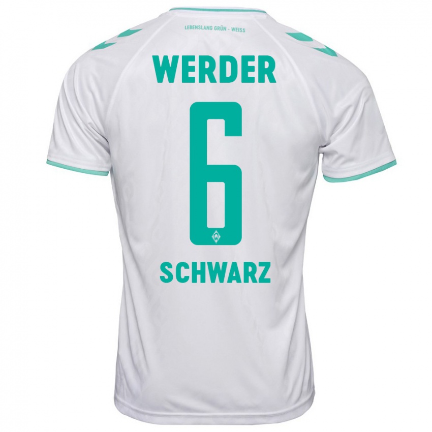 Hombre Camiseta Ricardo-Felipe Schwarz #6 Blanco 2ª Equipación 2023/24 La Camisa México