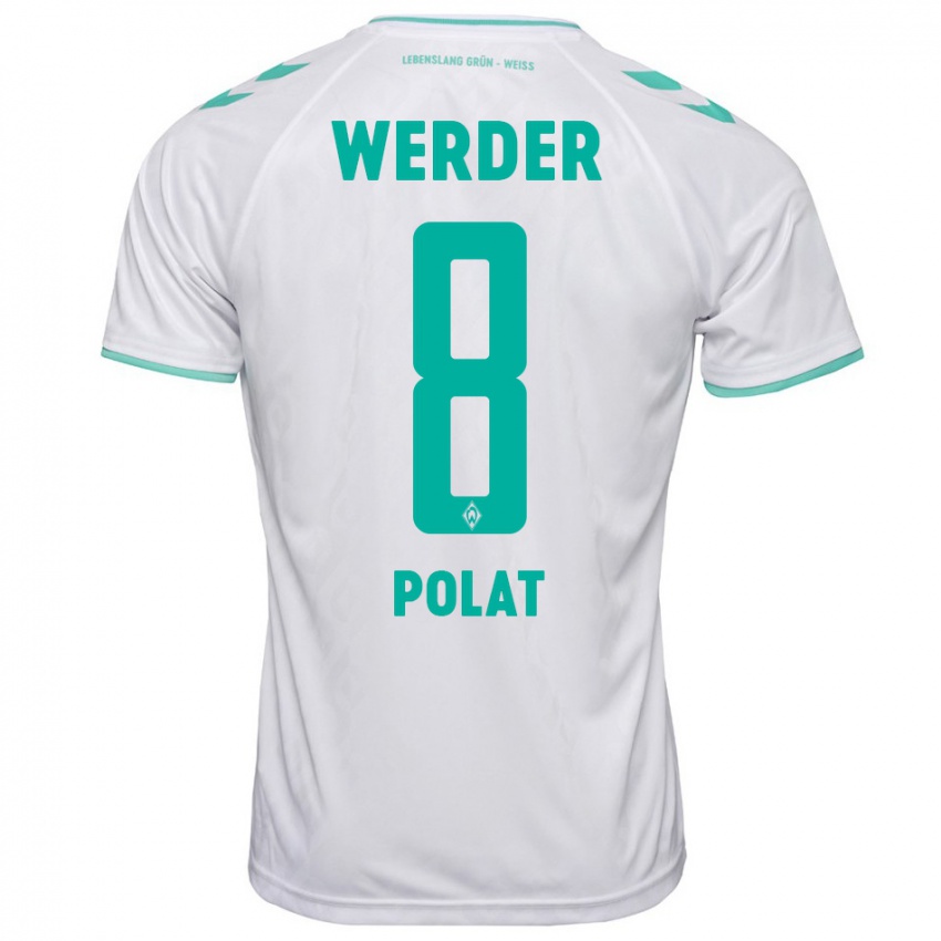 Hombre Camiseta Mikail Polat #8 Blanco 2ª Equipación 2023/24 La Camisa México