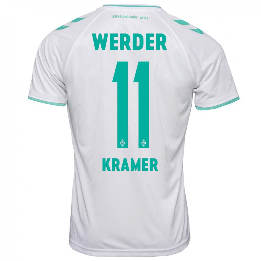 Hombre Camiseta Levi-Marinus Kramer #11 Blanco 2ª Equipación 2023/24 La Camisa México