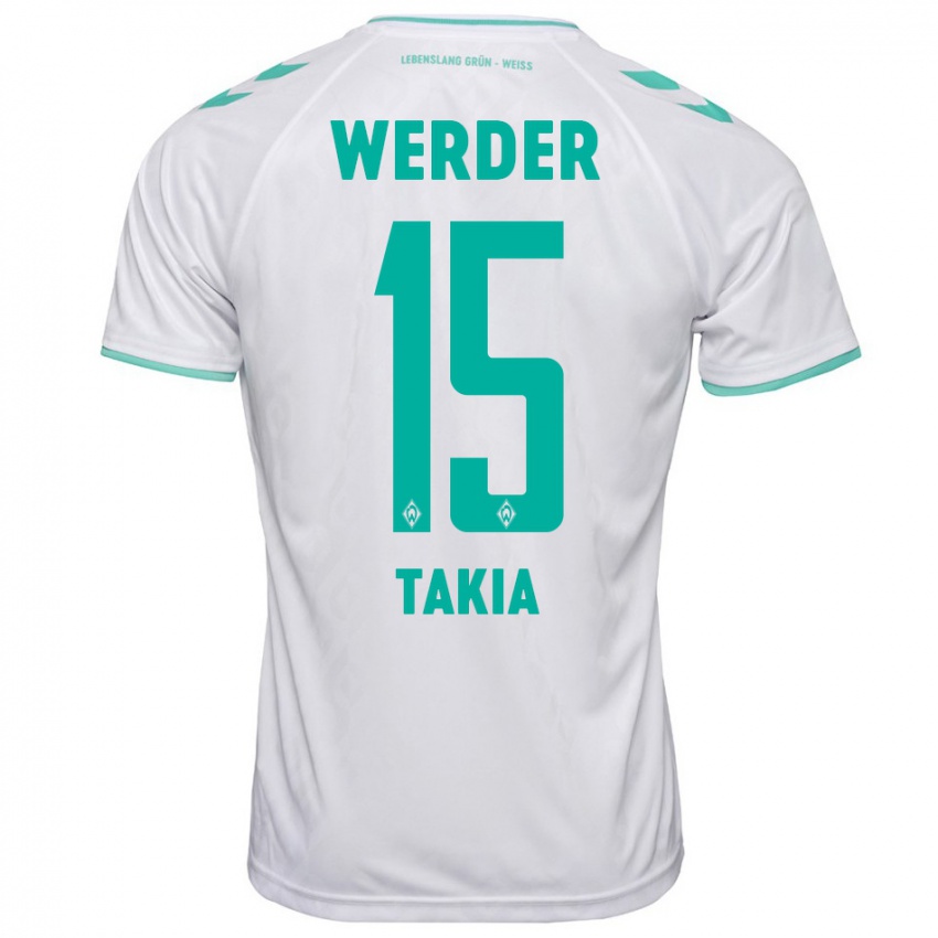 Hombre Camiseta Toirik Onlam Takia #15 Blanco 2ª Equipación 2023/24 La Camisa México