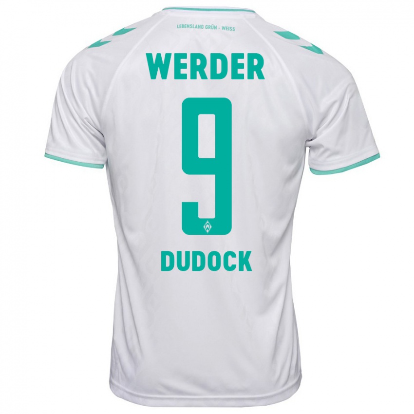 Hombre Camiseta Joshua Dudock #9 Blanco 2ª Equipación 2023/24 La Camisa México