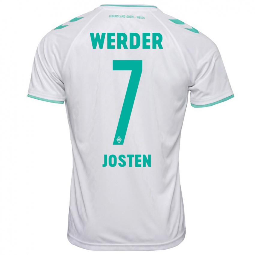 Hombre Camiseta Lisa Josten #7 Blanco 2ª Equipación 2023/24 La Camisa México