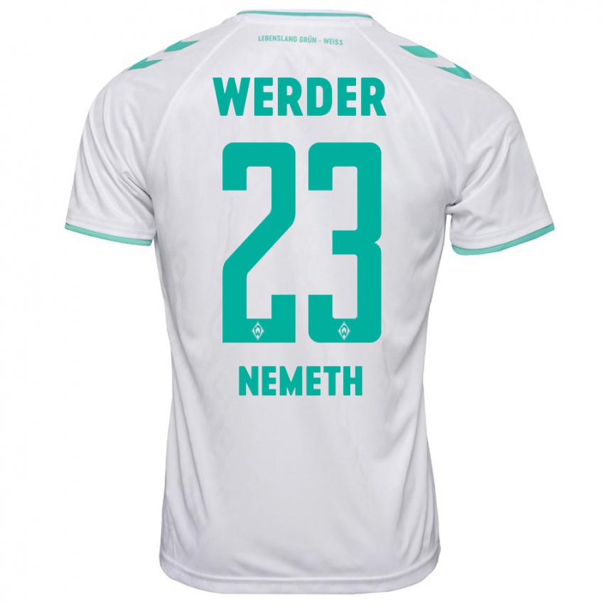 Hombre Camiseta Hanna Nemeth #23 Blanco 2ª Equipación 2023/24 La Camisa México