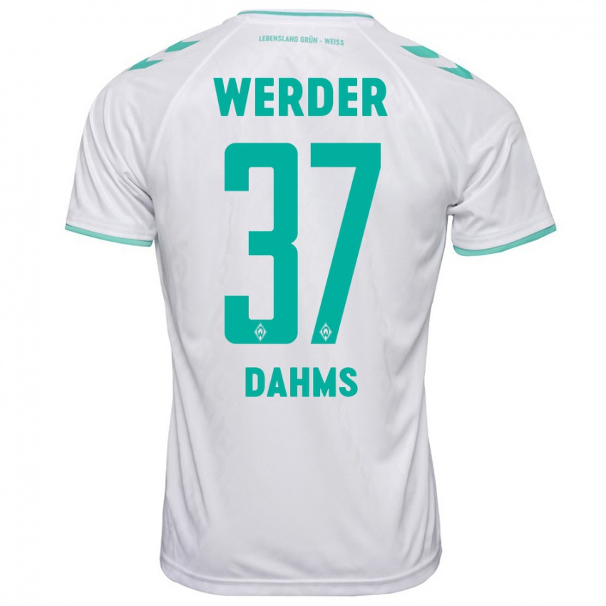 Hombre Camiseta Lena Dahms #37 Blanco 2ª Equipación 2023/24 La Camisa México