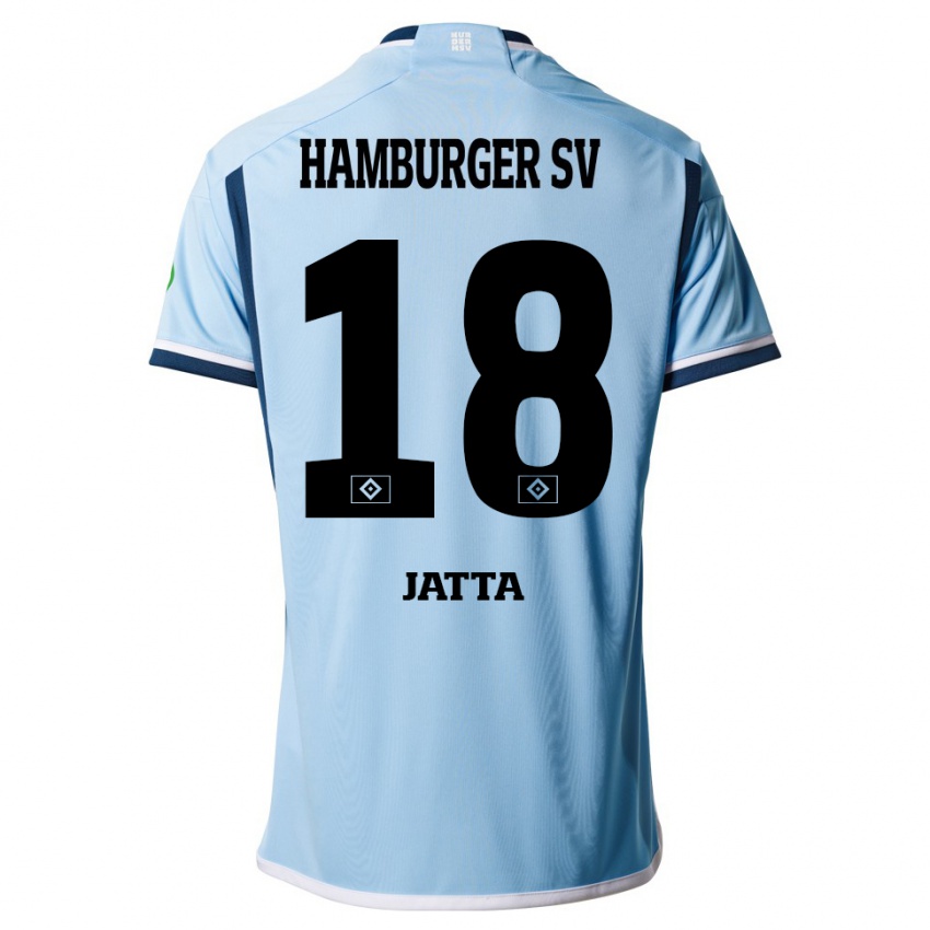 Hombre Camiseta Bakery Jatta #18 Azul 2ª Equipación 2023/24 La Camisa México