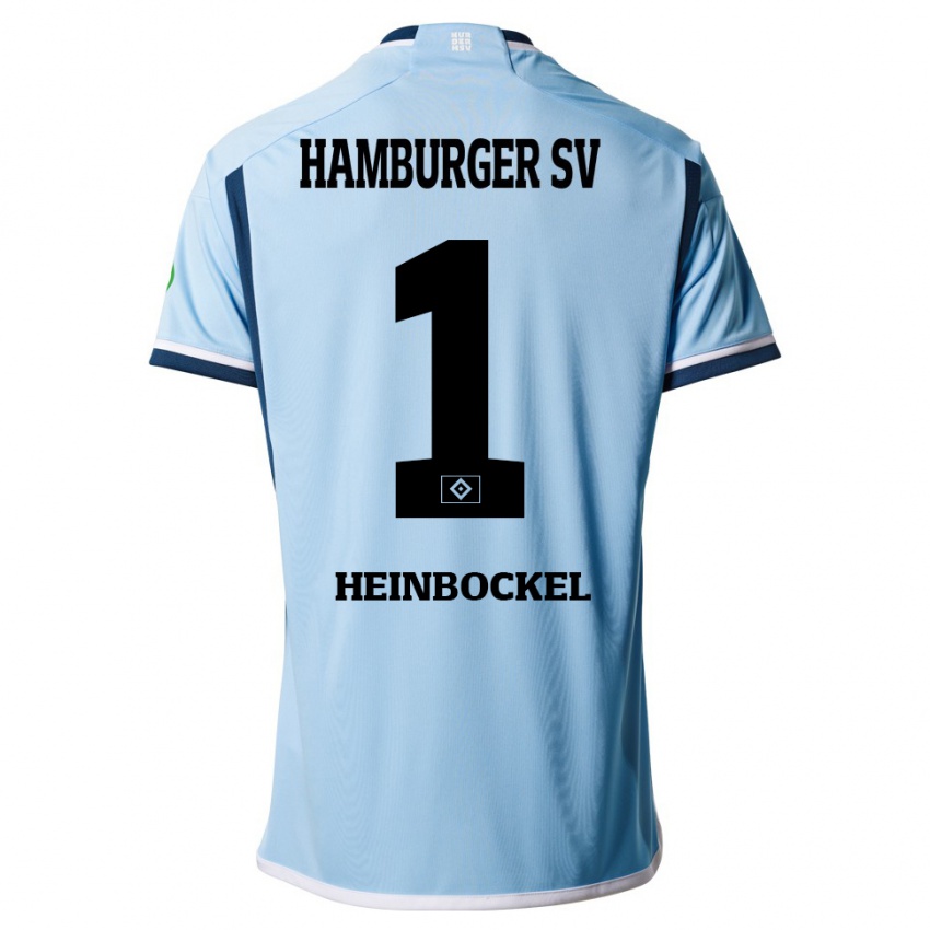 Hombre Camiseta Simon Heinbockel #1 Azul 2ª Equipación 2023/24 La Camisa México