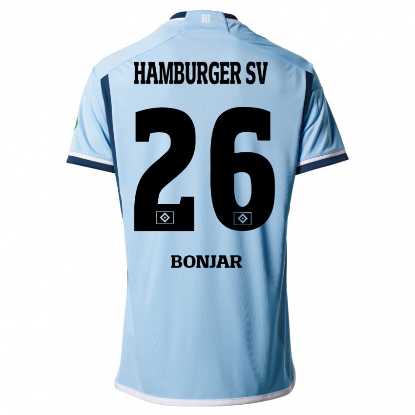 Hombre Camiseta Amir Bonjar #26 Azul 2ª Equipación 2023/24 La Camisa México