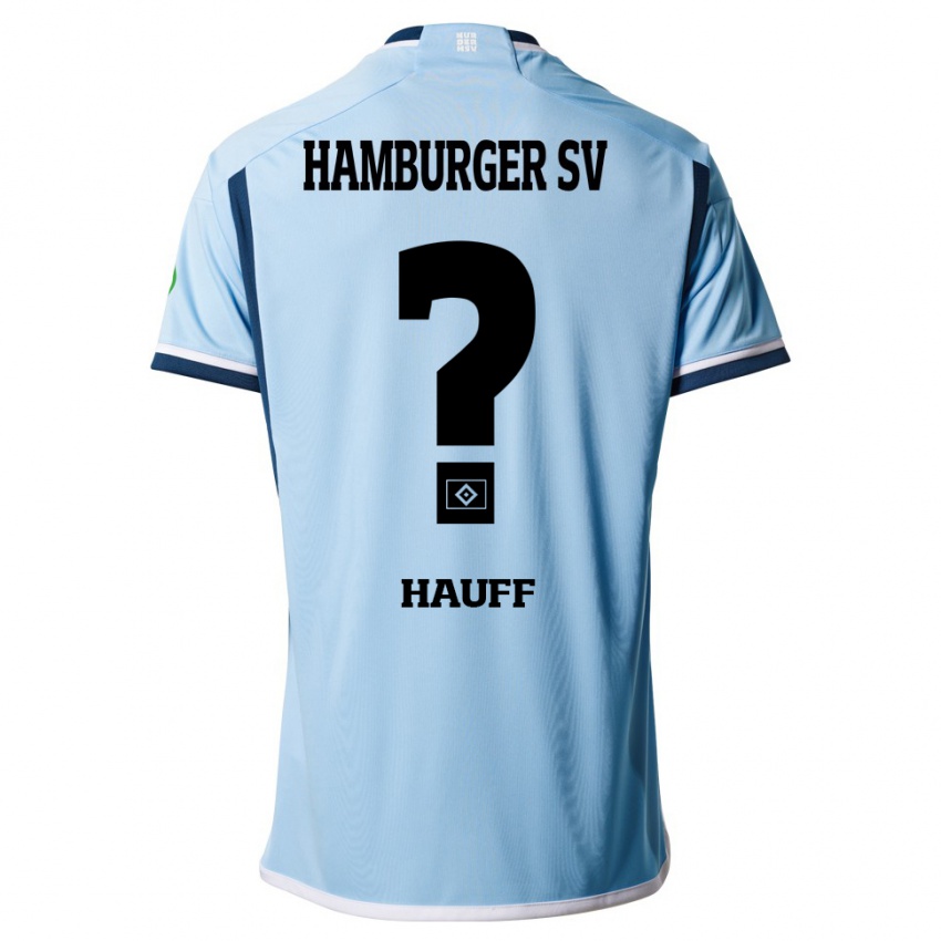 Hombre Camiseta Daniel Hauff #0 Azul 2ª Equipación 2023/24 La Camisa México