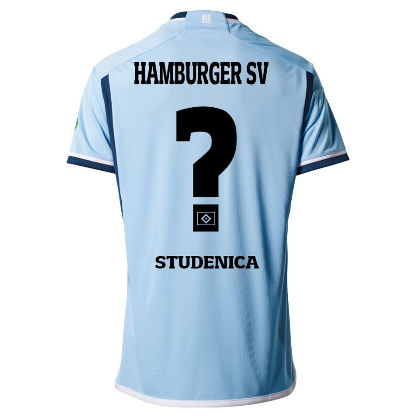 Hombre Camiseta Aron Studenica #0 Azul 2ª Equipación 2023/24 La Camisa México