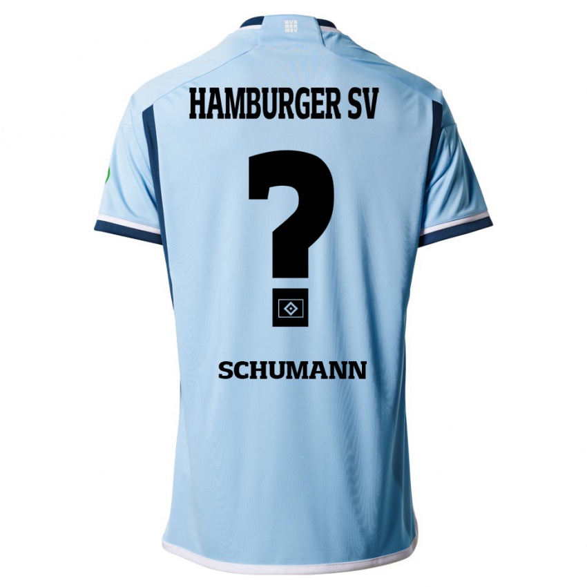 Hombre Camiseta Henri Maximilian Schümann #0 Azul 2ª Equipación 2023/24 La Camisa México