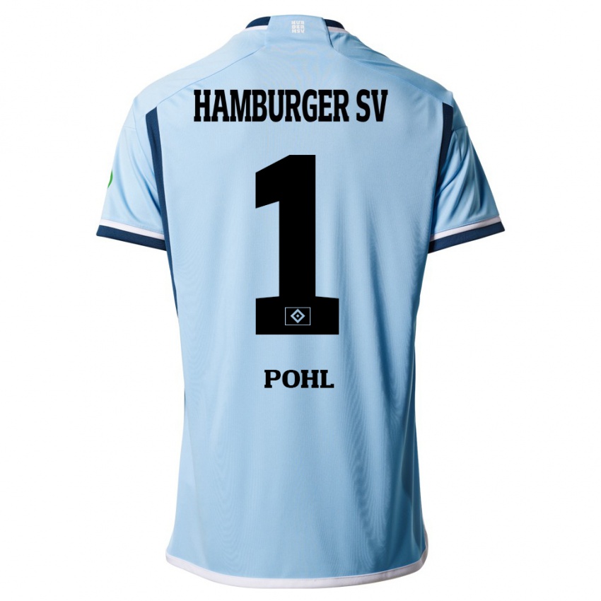 Hombre Camiseta Christina Pohl #1 Azul 2ª Equipación 2023/24 La Camisa México