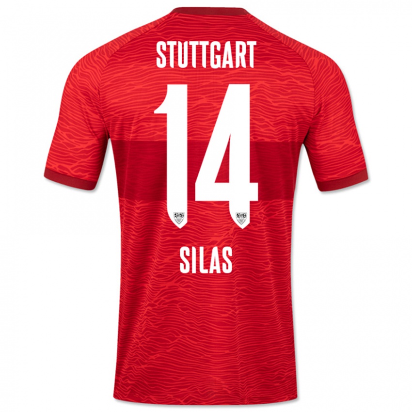 Hombre Camiseta Silas #14 Rojo 2ª Equipación 2023/24 La Camisa México