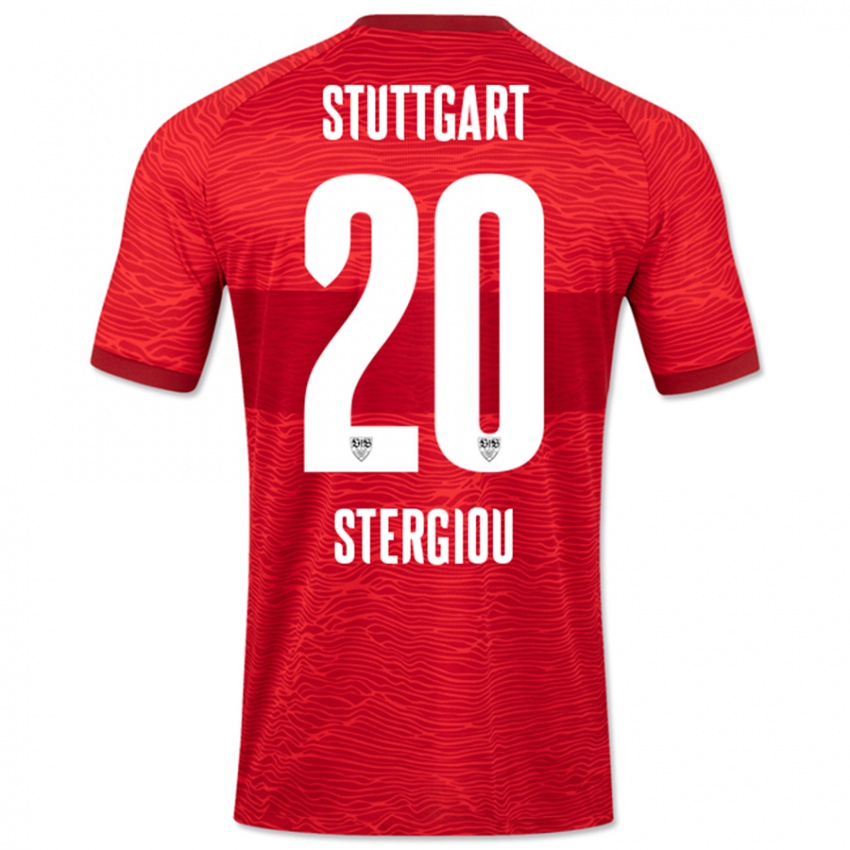 Hombre Camiseta Leonidas Stergiou #20 Rojo 2ª Equipación 2023/24 La Camisa México