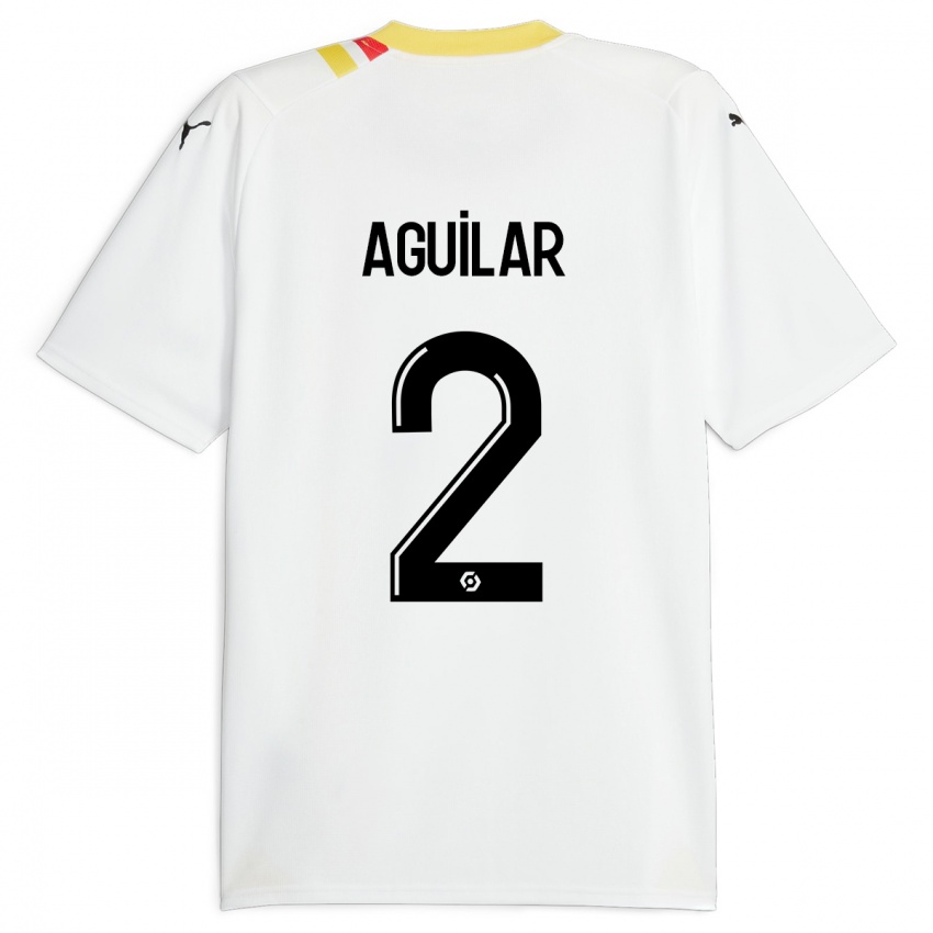 Hombre Camiseta Ruben Aguilar #2 Negro 2ª Equipación 2023/24 La Camisa México