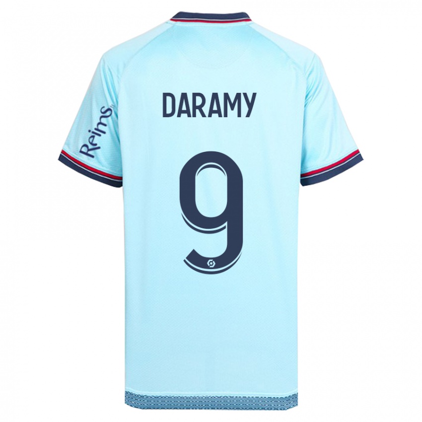 Hombre Camiseta Mohamed Daramy #9 Cielo Azul 2ª Equipación 2023/24 La Camisa México