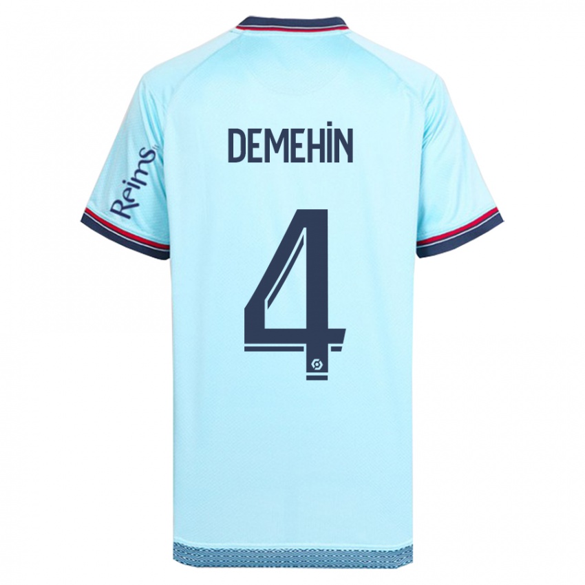 Hombre Camiseta Blessing Demehin #4 Cielo Azul 2ª Equipación 2023/24 La Camisa México