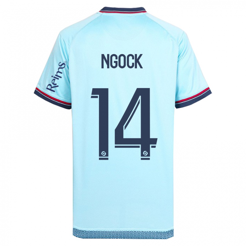 Hombre Camiseta Monique Ngock #14 Cielo Azul 2ª Equipación 2023/24 La Camisa México