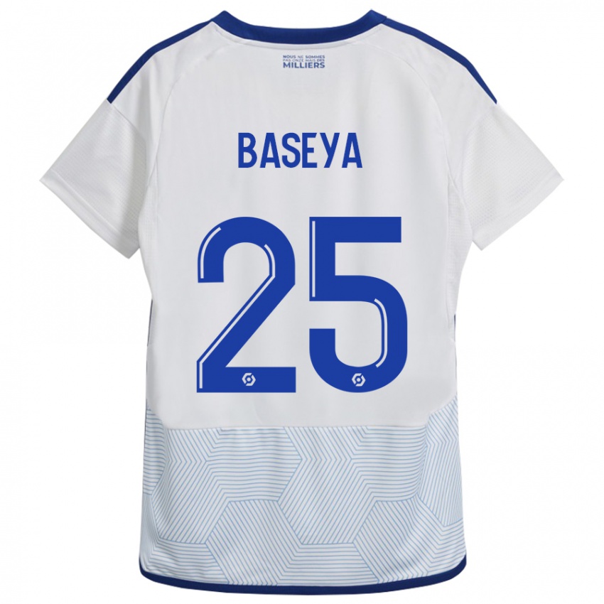 Hombre Camiseta Steven Baseya #25 Blanco 2ª Equipación 2023/24 La Camisa México