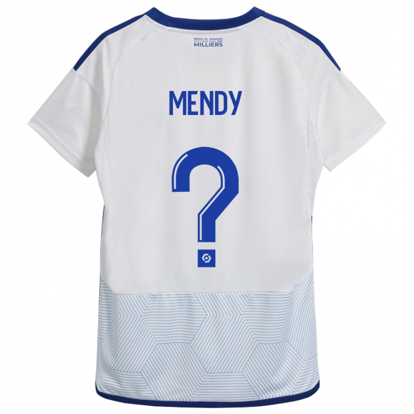 Hombre Camiseta François Mendy #0 Blanco 2ª Equipación 2023/24 La Camisa México