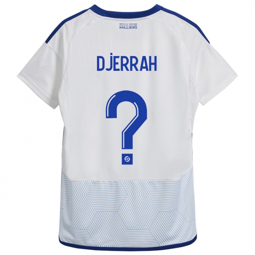 Hombre Camiseta Karim Djerrah #0 Blanco 2ª Equipación 2023/24 La Camisa México