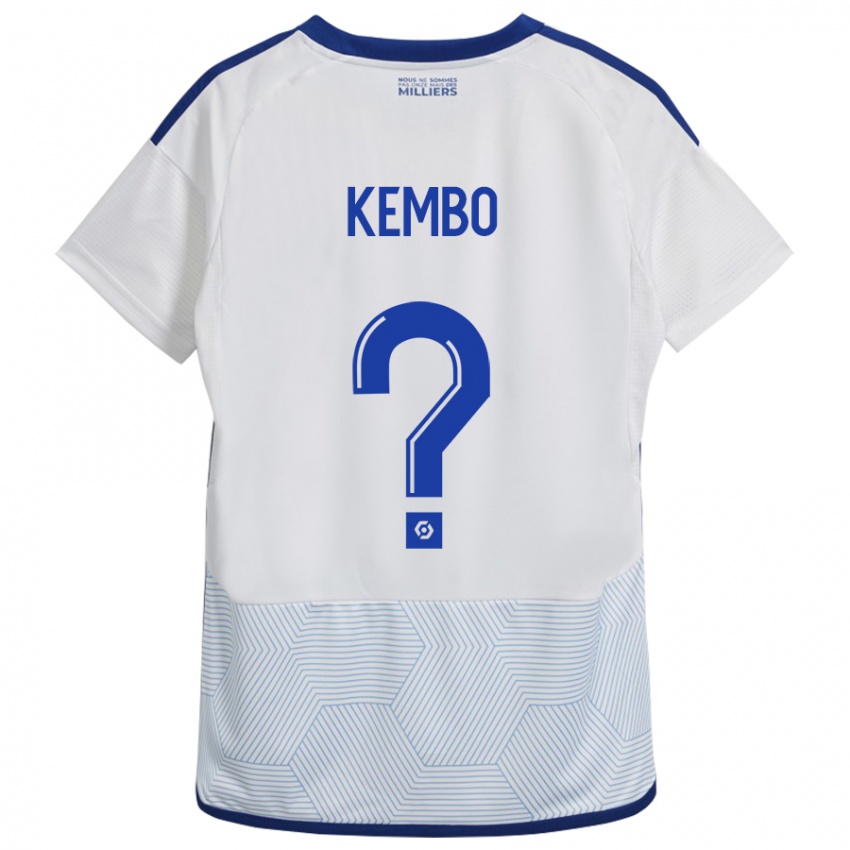 Hombre Camiseta Driss Kembo #0 Blanco 2ª Equipación 2023/24 La Camisa México