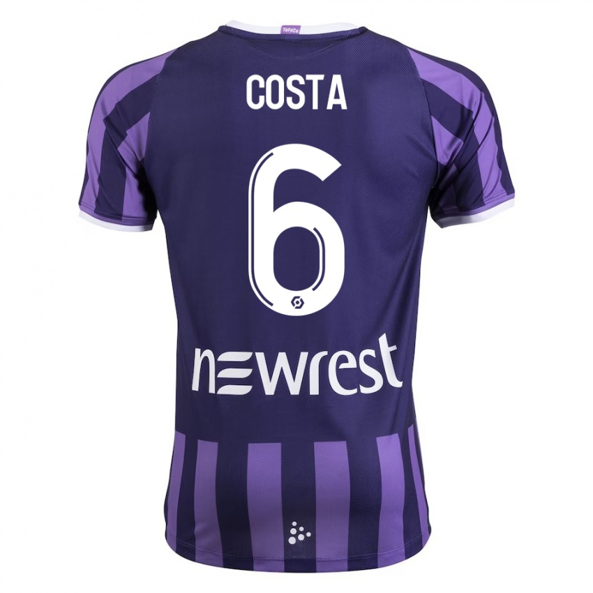 Hombre Camiseta Logan Costa #6 Morado 2ª Equipación 2023/24 La Camisa México