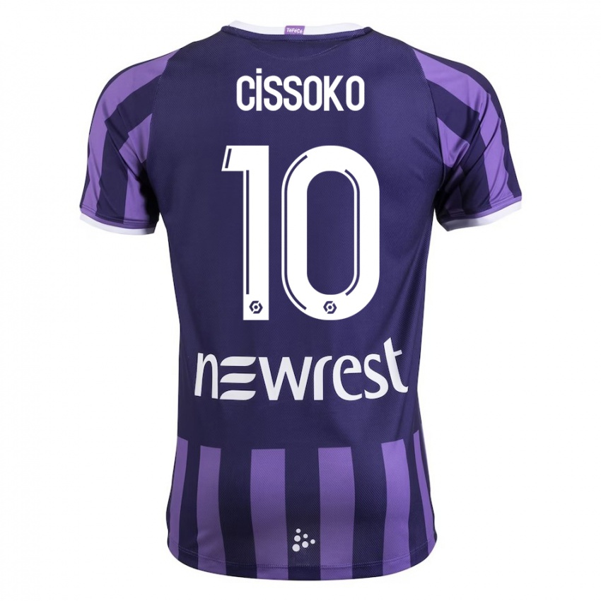 Hombre Camiseta Ibrahim Cissoko #10 Morado 2ª Equipación 2023/24 La Camisa México