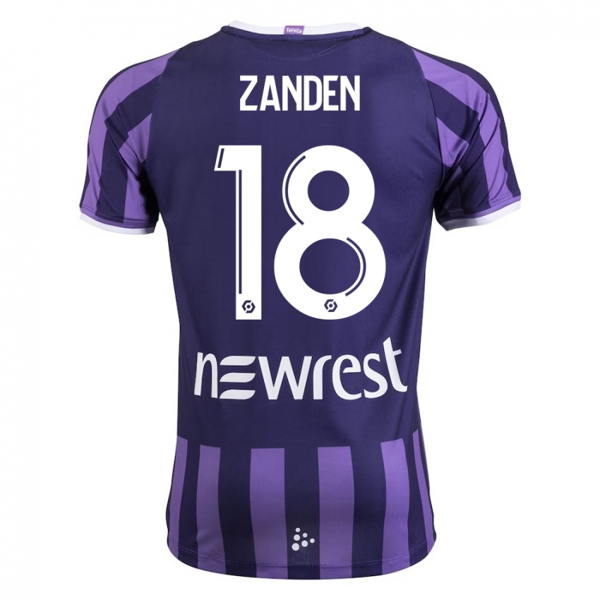 Hombre Camiseta Oliver Zandén #18 Morado 2ª Equipación 2023/24 La Camisa México