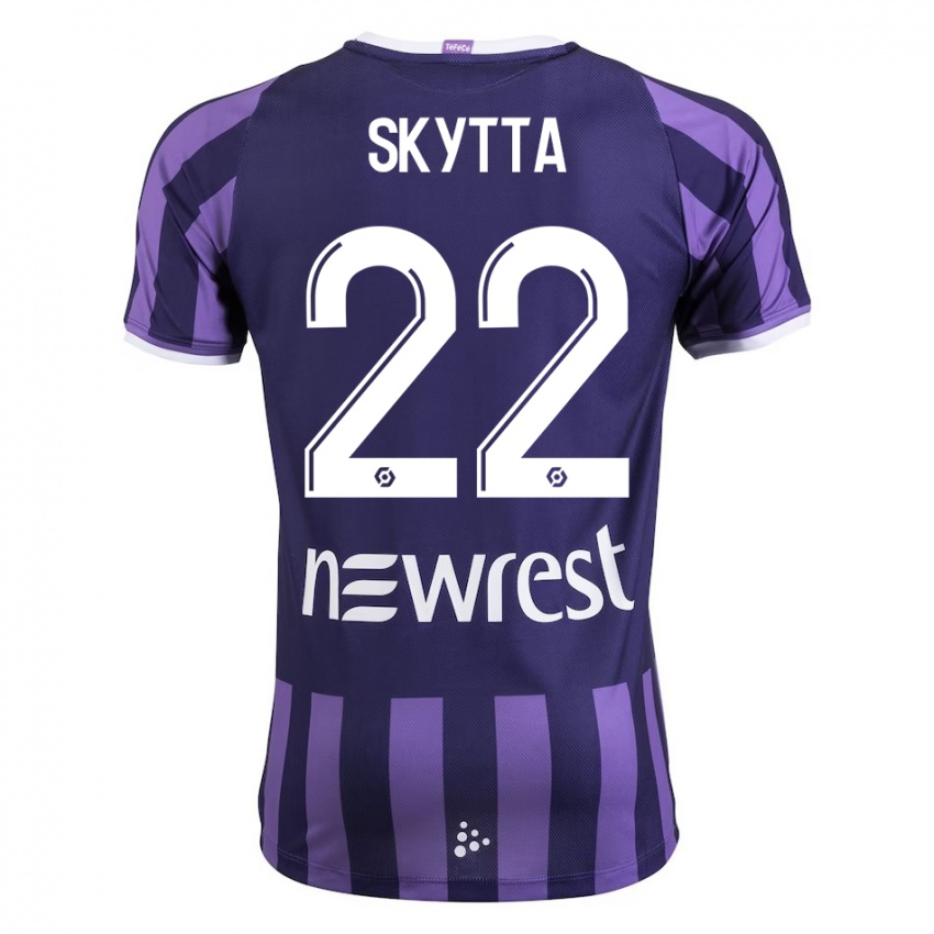 Hombre Camiseta Naatan Skyttä #22 Morado 2ª Equipación 2023/24 La Camisa México