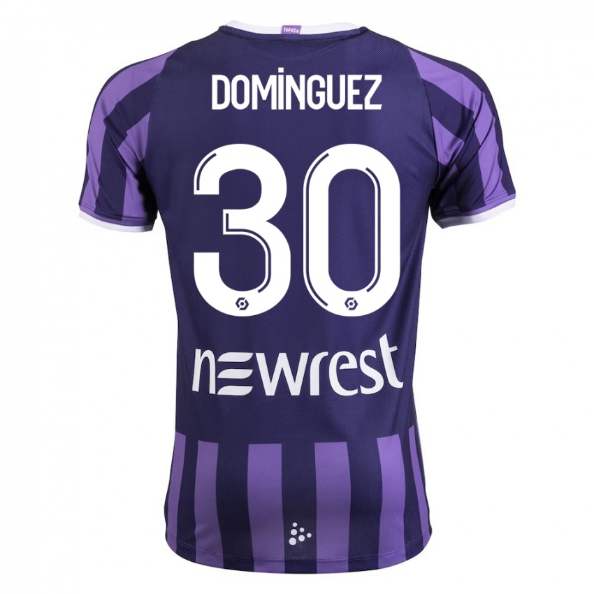 Hombre Camiseta Álex Domínguez #30 Morado 2ª Equipación 2023/24 La Camisa México