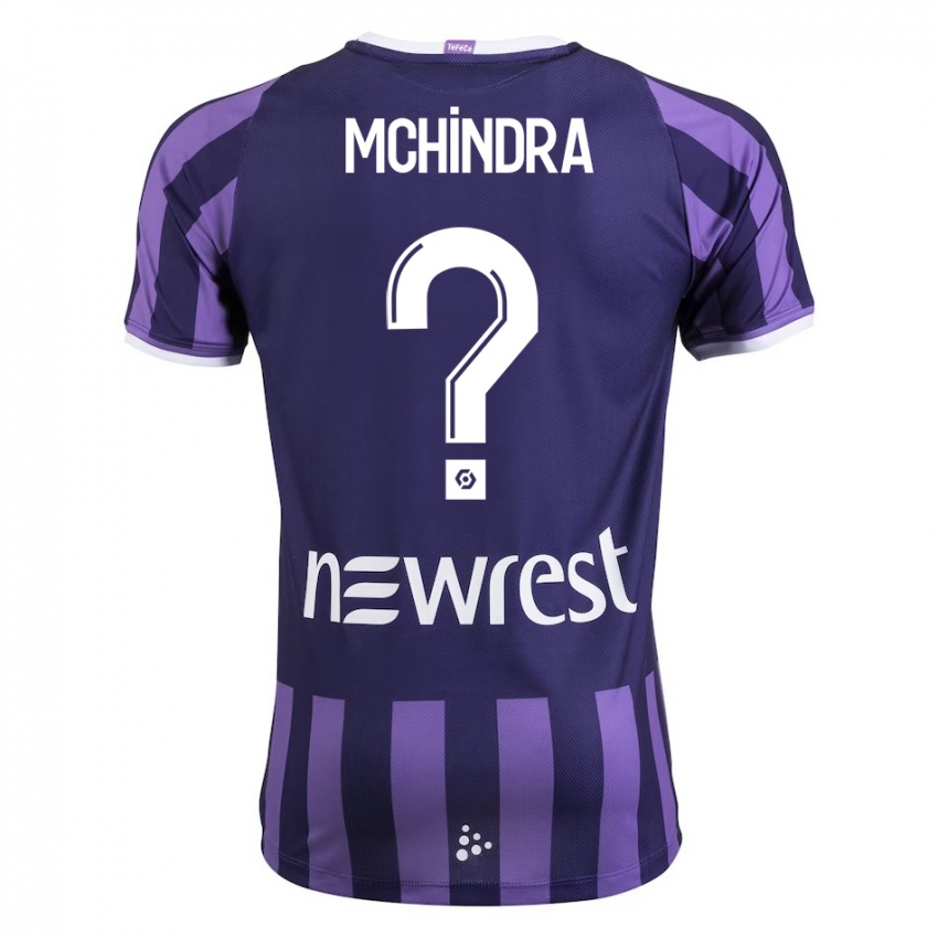 Hombre Camiseta Naime Said Mchindra #0 Morado 2ª Equipación 2023/24 La Camisa México