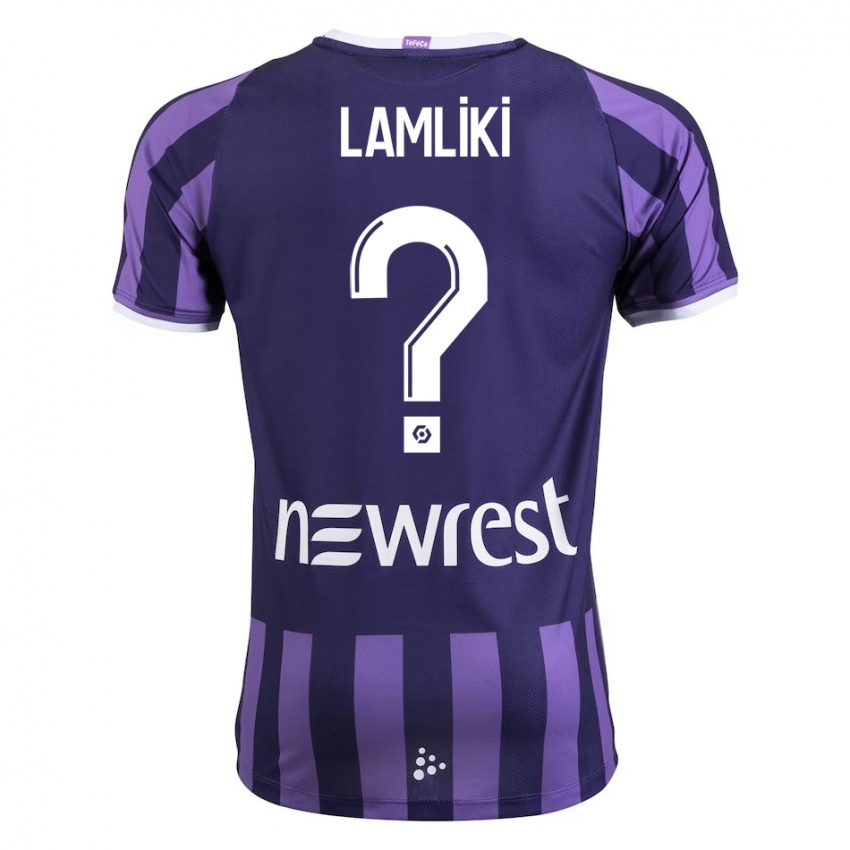 Hombre Camiseta Nassim Lamliki #0 Morado 2ª Equipación 2023/24 La Camisa México