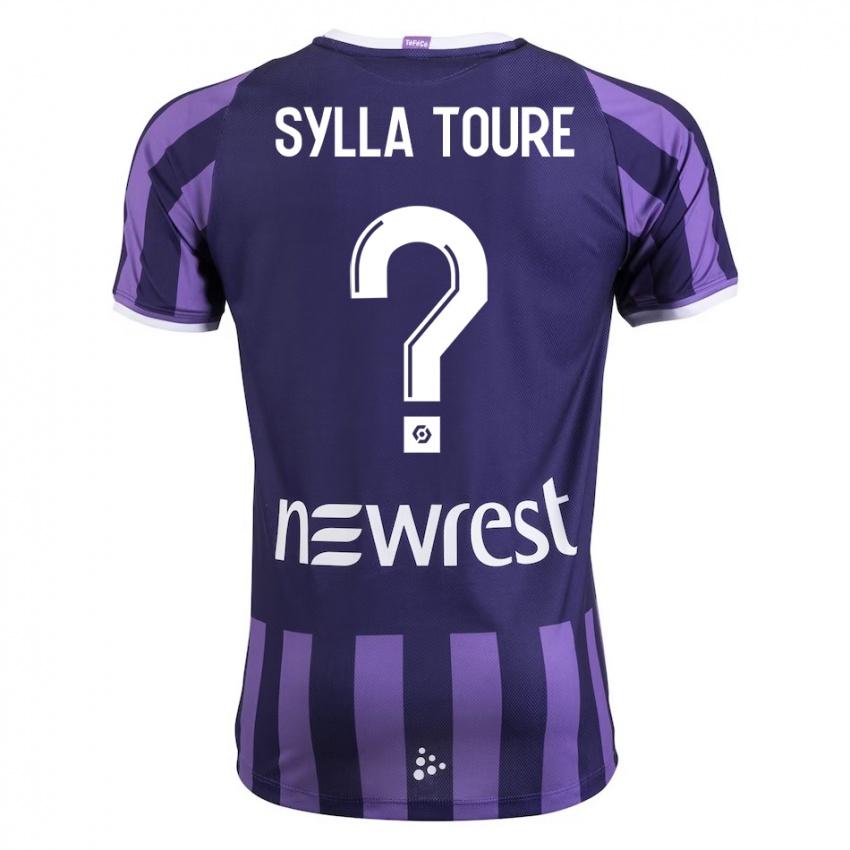 Hombre Camiseta Ismael Sylla Touré #0 Morado 2ª Equipación 2023/24 La Camisa México