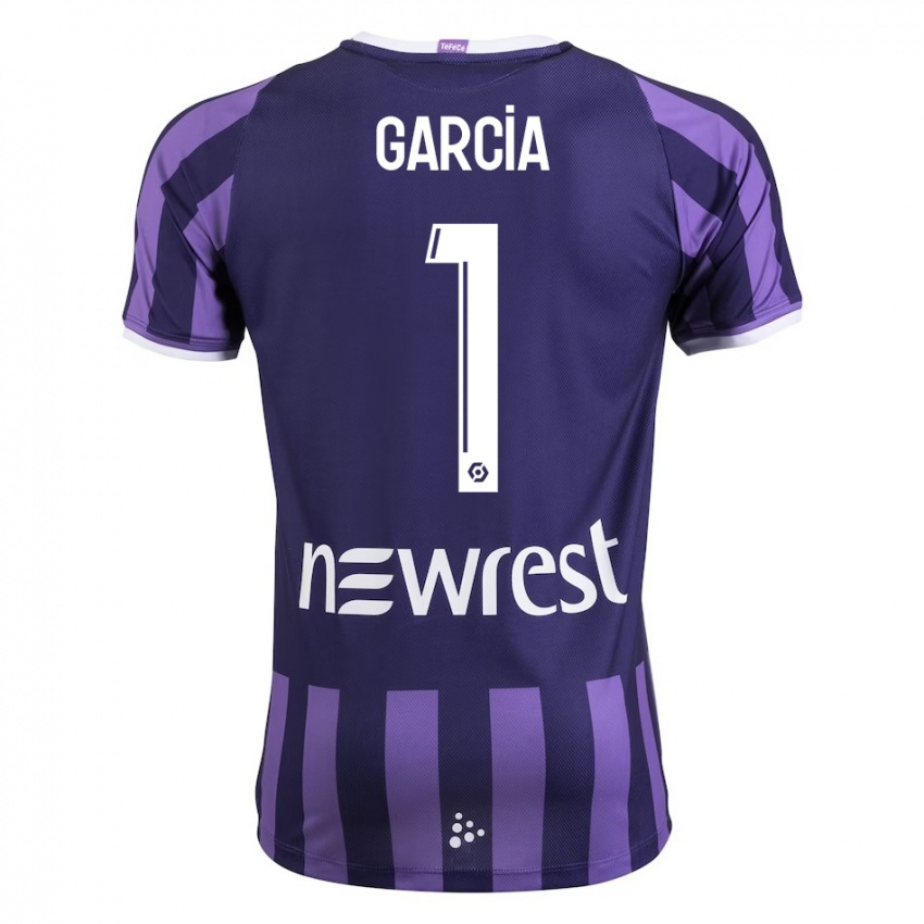 Hombre Camiseta Deborah Garcia #1 Morado 2ª Equipación 2023/24 La Camisa México