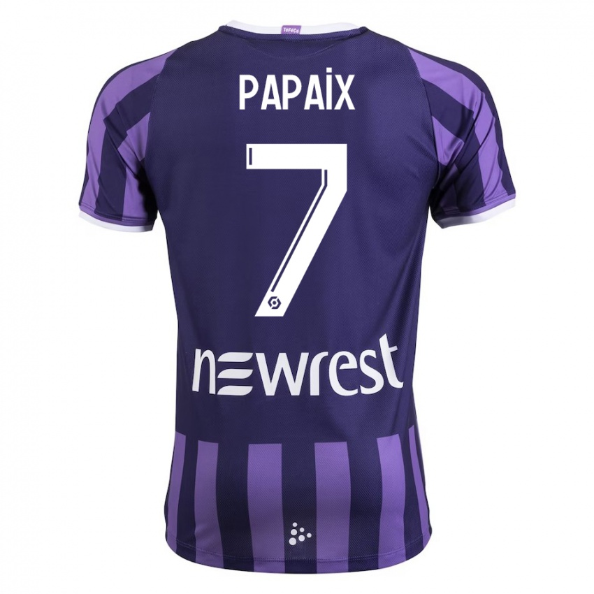 Hombre Camiseta Marie Papaix #7 Morado 2ª Equipación 2023/24 La Camisa México