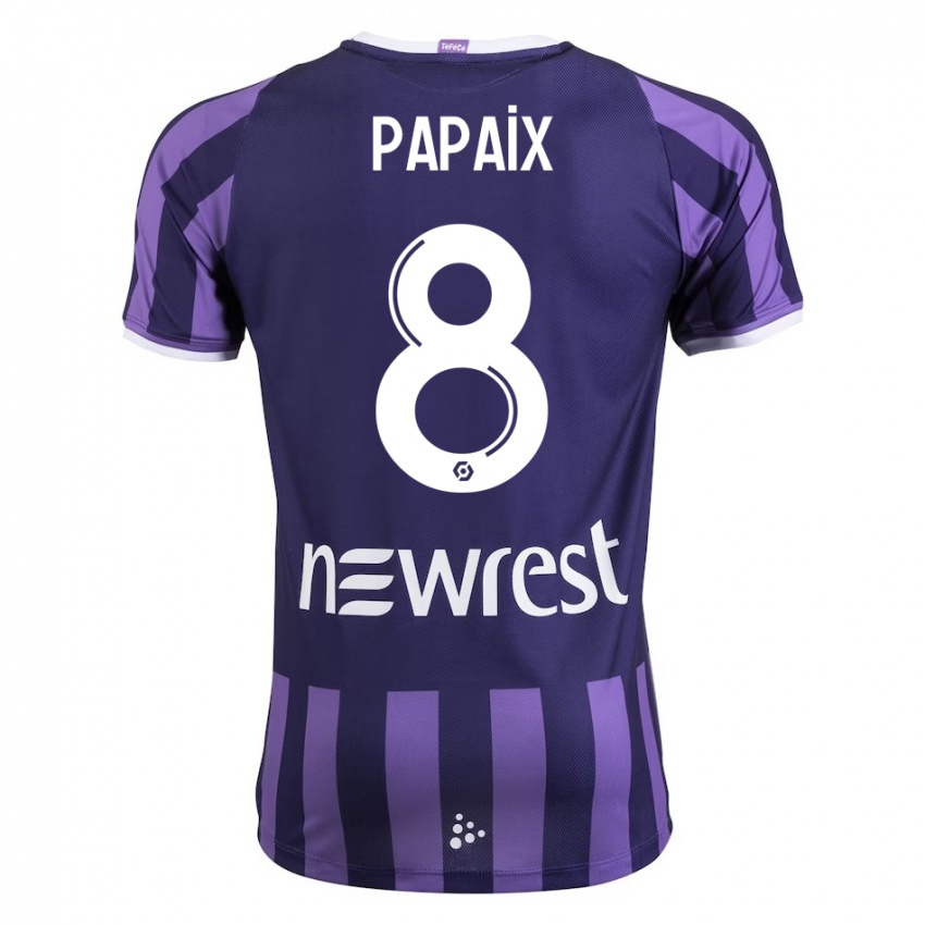 Hombre Camiseta Pauline Papaix #8 Morado 2ª Equipación 2023/24 La Camisa México