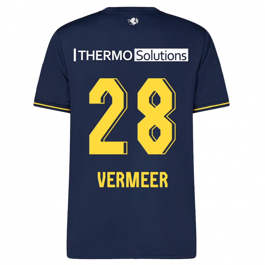 Hombre Camiseta Sofie Rianne Vermeer #28 Armada 2ª Equipación 2023/24 La Camisa México