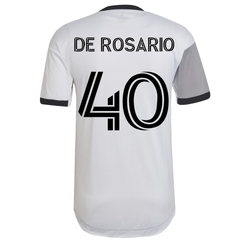 Hombre Camiseta Adisa De Rosario #40 Blanco 2ª Equipación 2023/24 La Camisa México