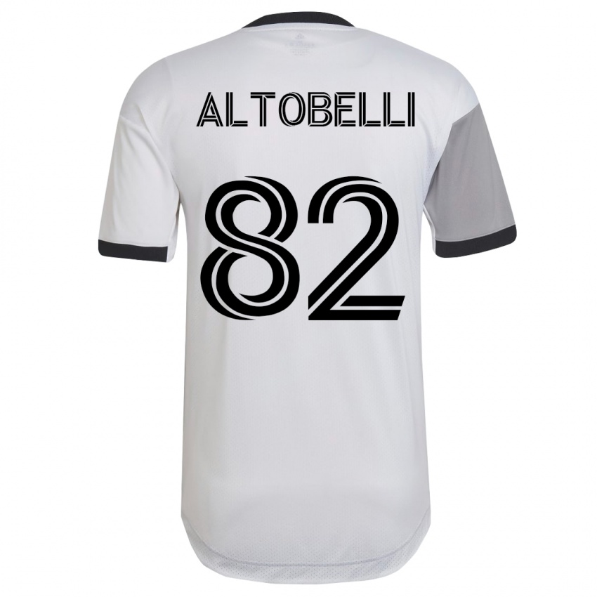 Hombre Camiseta Julian Altobelli #82 Blanco 2ª Equipación 2023/24 La Camisa México
