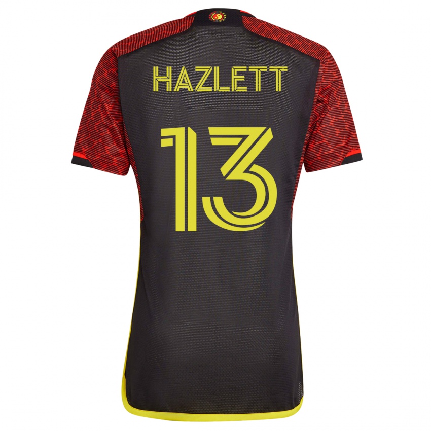 Hombre Camiseta Kimberly Hazlett #13 Naranja 2ª Equipación 2023/24 La Camisa México