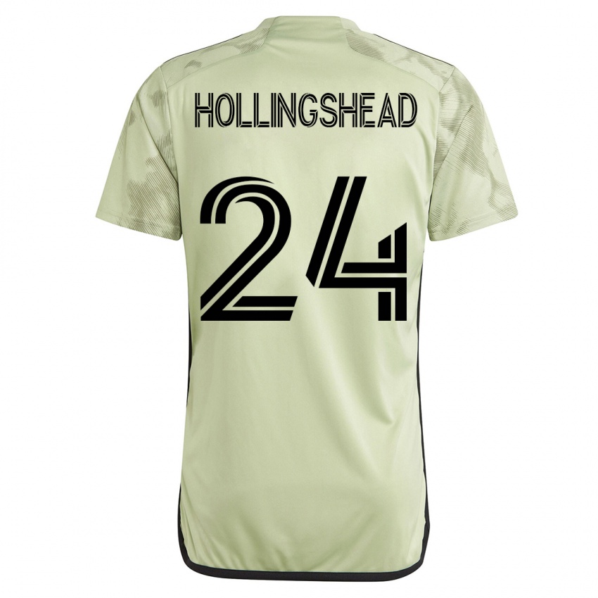 Hombre Camiseta Ryan Hollingshead #24 Verde 2ª Equipación 2023/24 La Camisa México