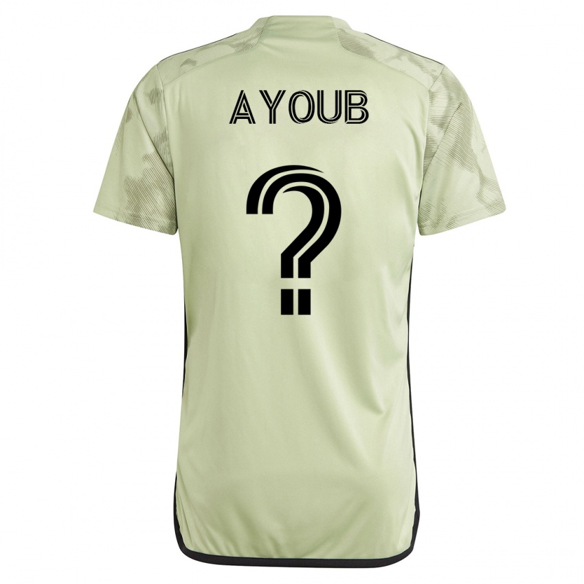 Hombre Camiseta Ryan Ayoub #0 Verde 2ª Equipación 2023/24 La Camisa México