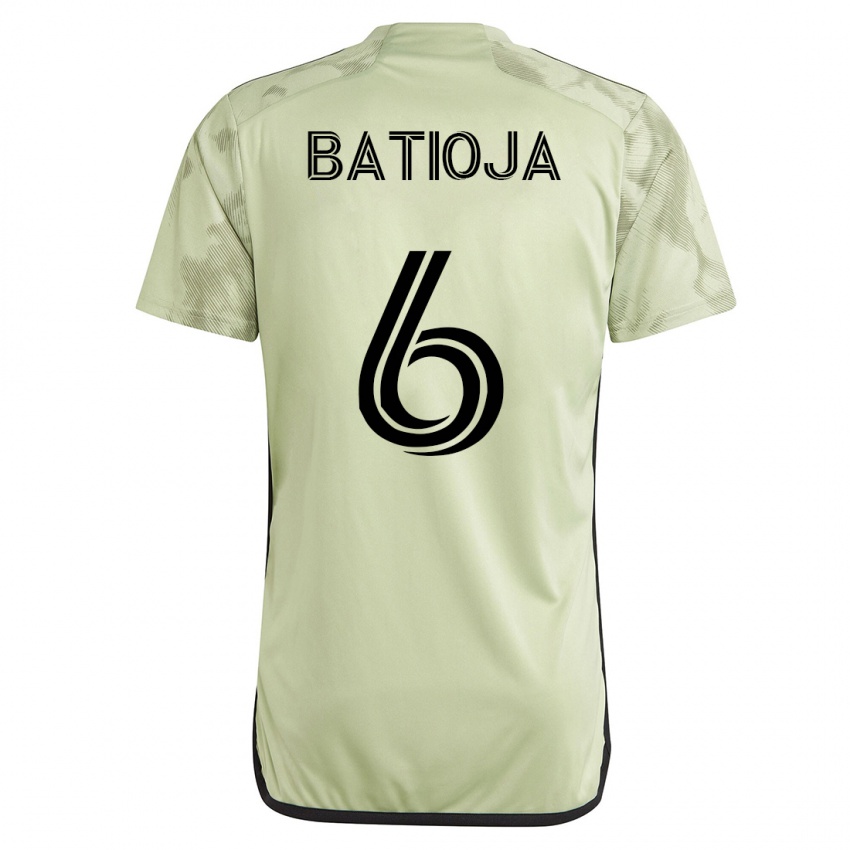 Hombre Camiseta Jeremy Batioja #6 Verde 2ª Equipación 2023/24 La Camisa México